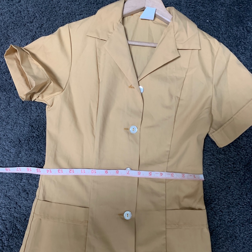 Uniform Mustard/ Camel Dress - Picture 8 of 11